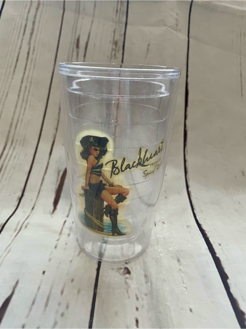 Black heart premium spiced rum cup.